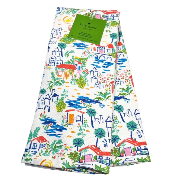 kate spade Other - NEW ♠️Kate Spade♠️ MEDITERRANEAN THEME Kitchen Towel Set/2